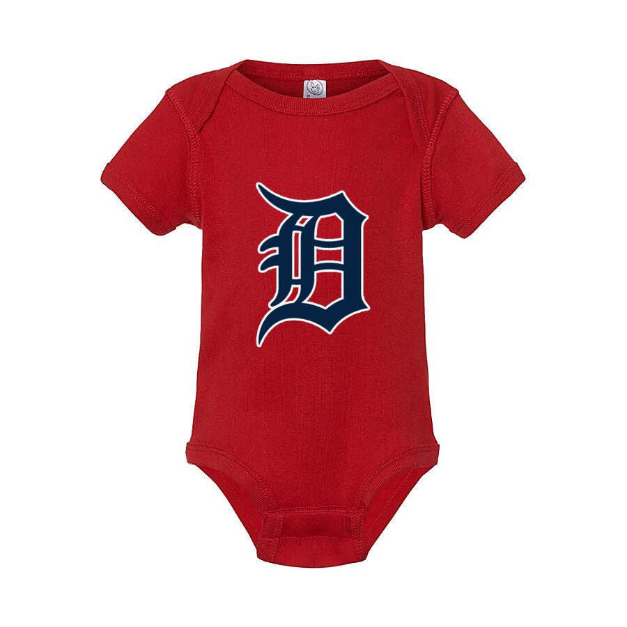 Detroit Tigers Baby Romper Onesie - Red