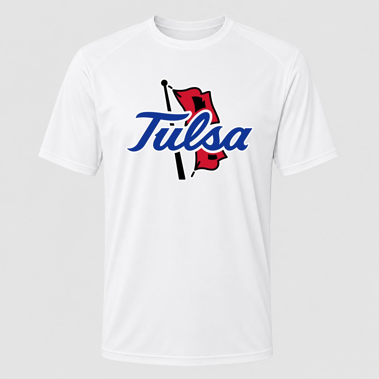 Men's Tulsa Golden Hurricane Performance T-Shirt - White