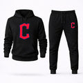 Cleveland Guardians Hoodie and Joggers Set - Black