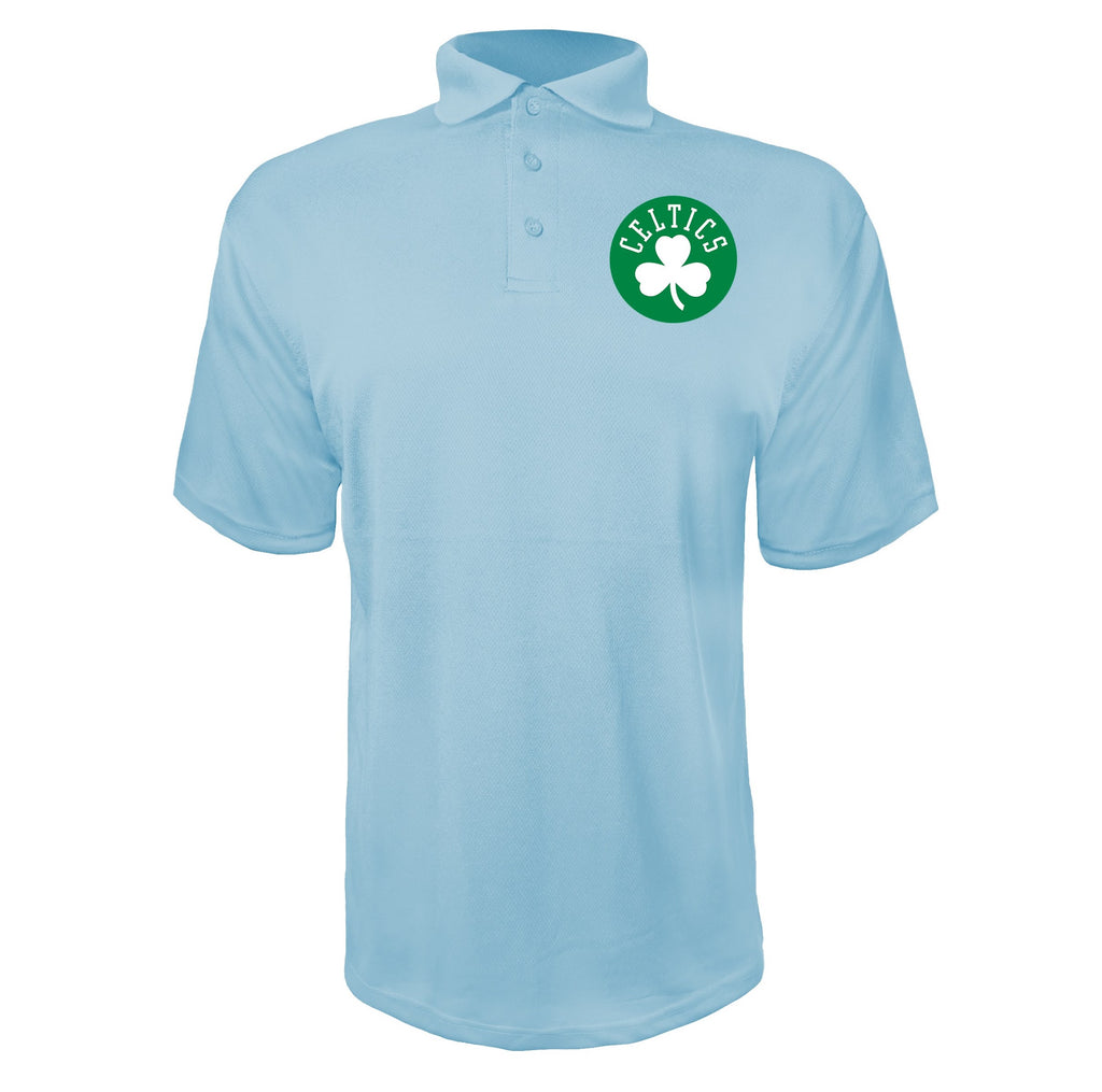 Boston Celtics Sky Blue polyester polo