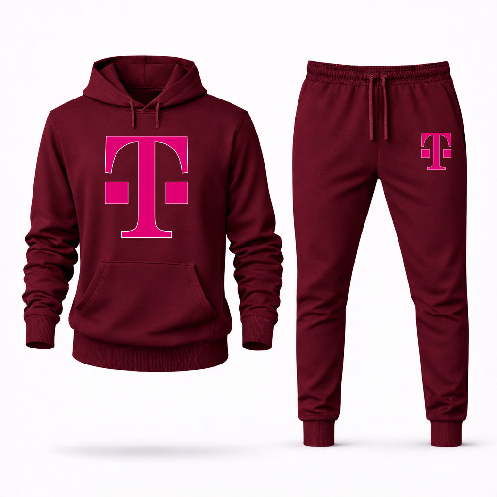 T-Mobile Hoodie and Joggers Set - Burgundy