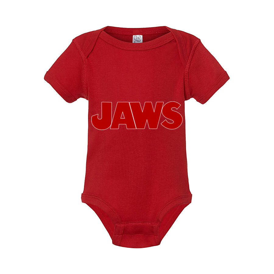 Jaws Baby Romper Onesie - Red