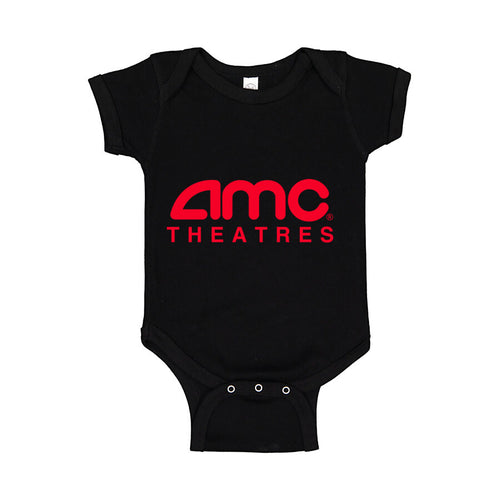 AMC Theatres Baby Romper Onesie - Black