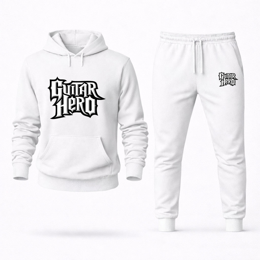 Guitar Hero Hoodie and Joggers Set - White
