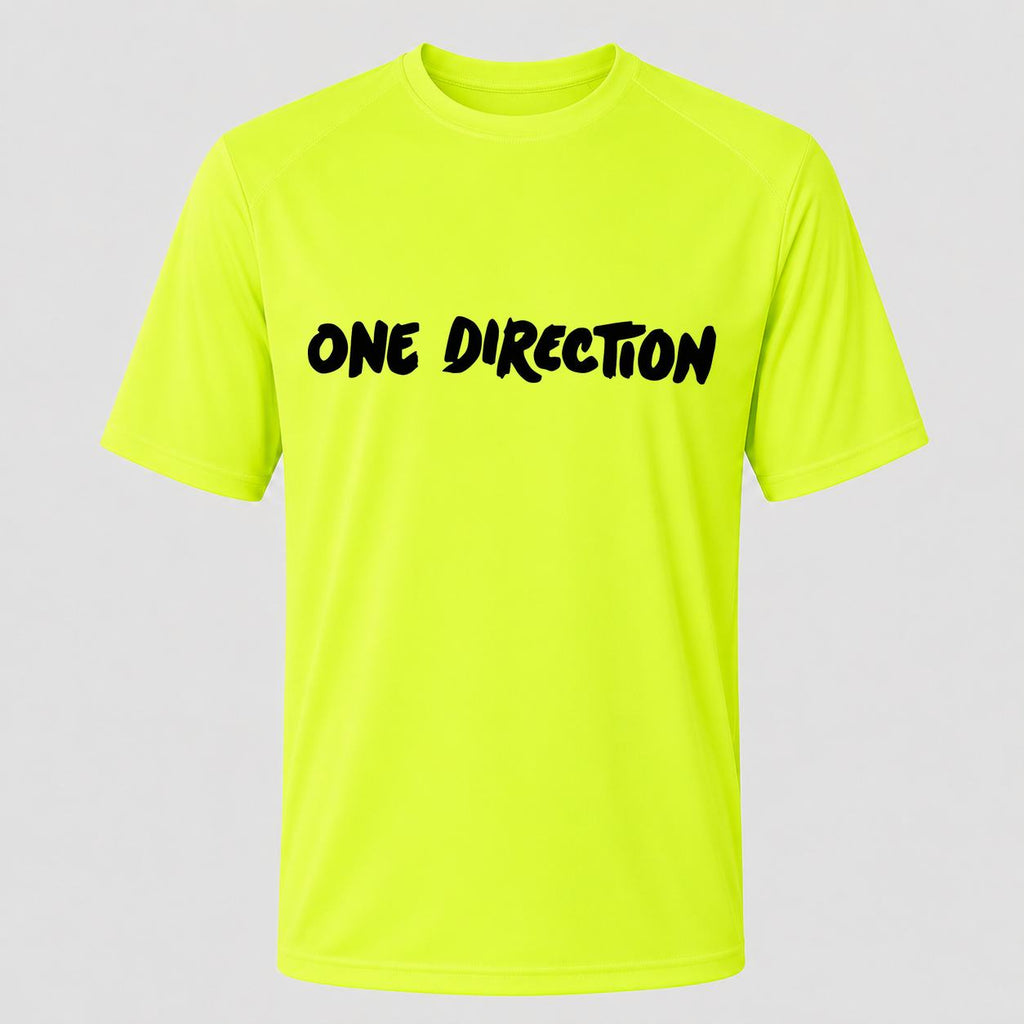Men's One Direction Performance T-Shirt - Safety Green