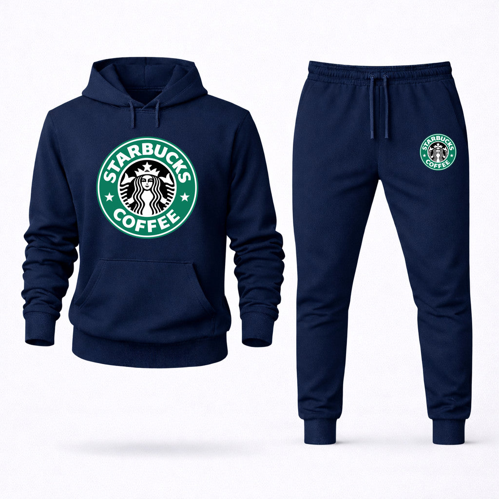 Starbucks Hoodie and Joggers Set - Navy