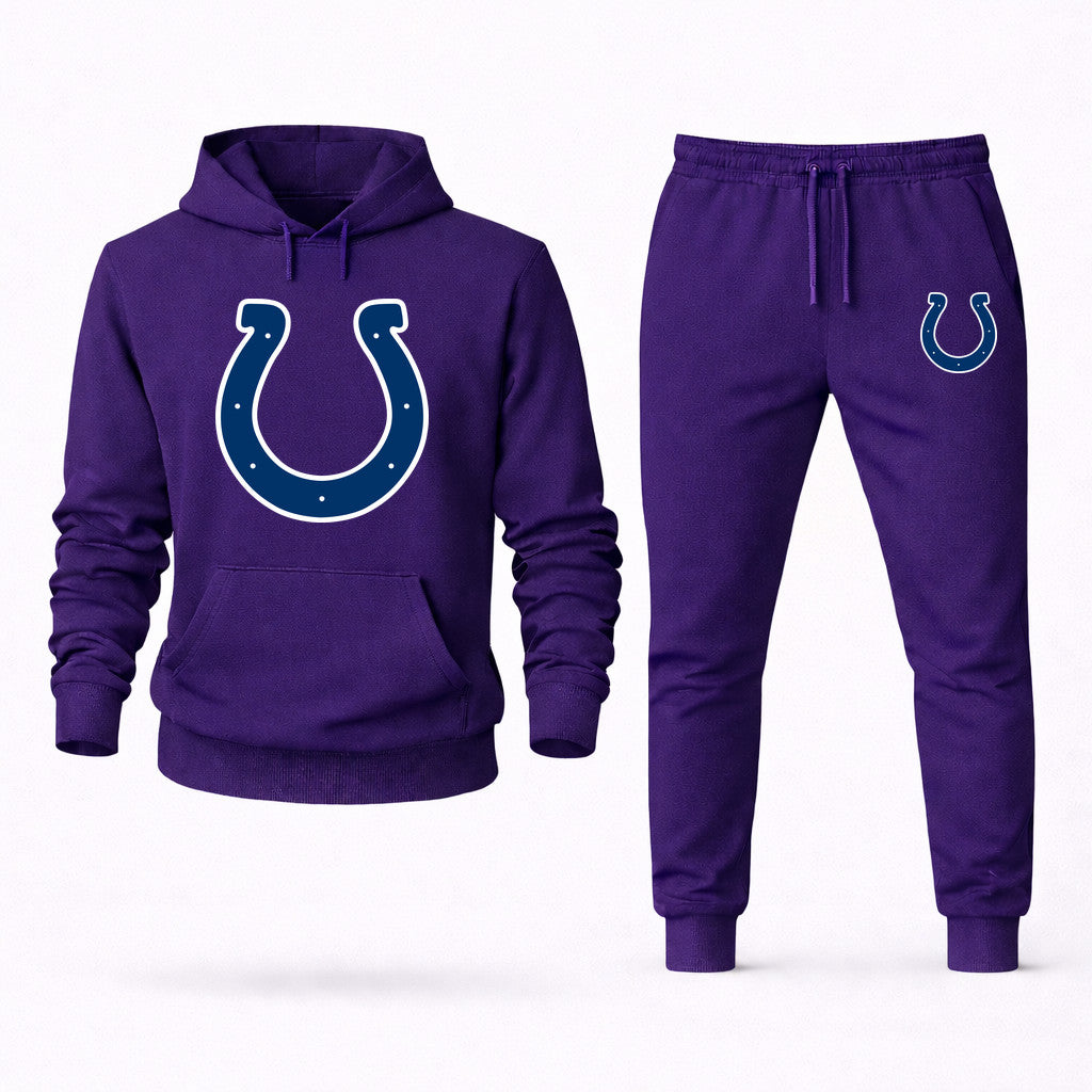 Indianapolis Colts Hoodie and Joggers Set - Purple