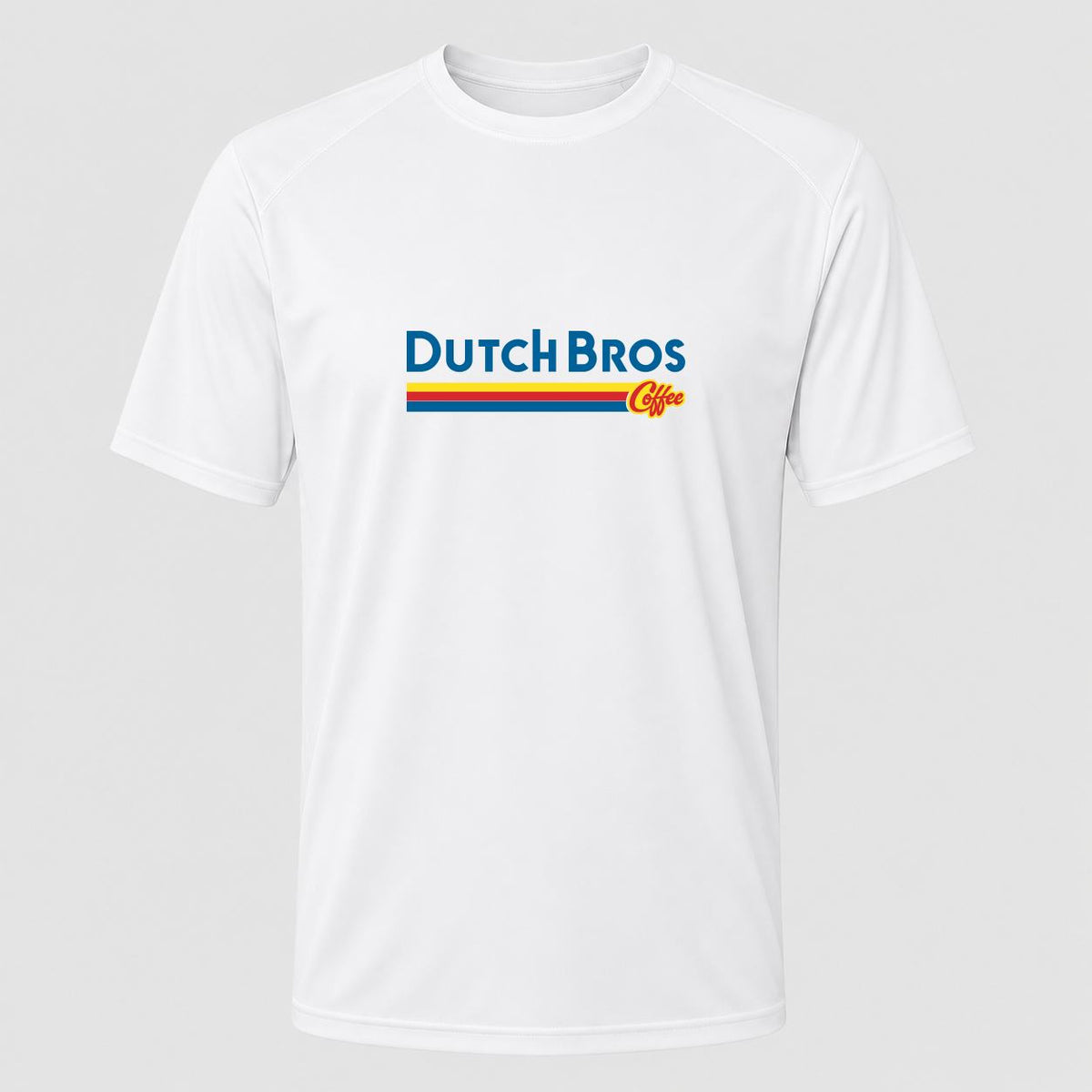Men's Dutch Bros Coffee Performance T-Shirt - White