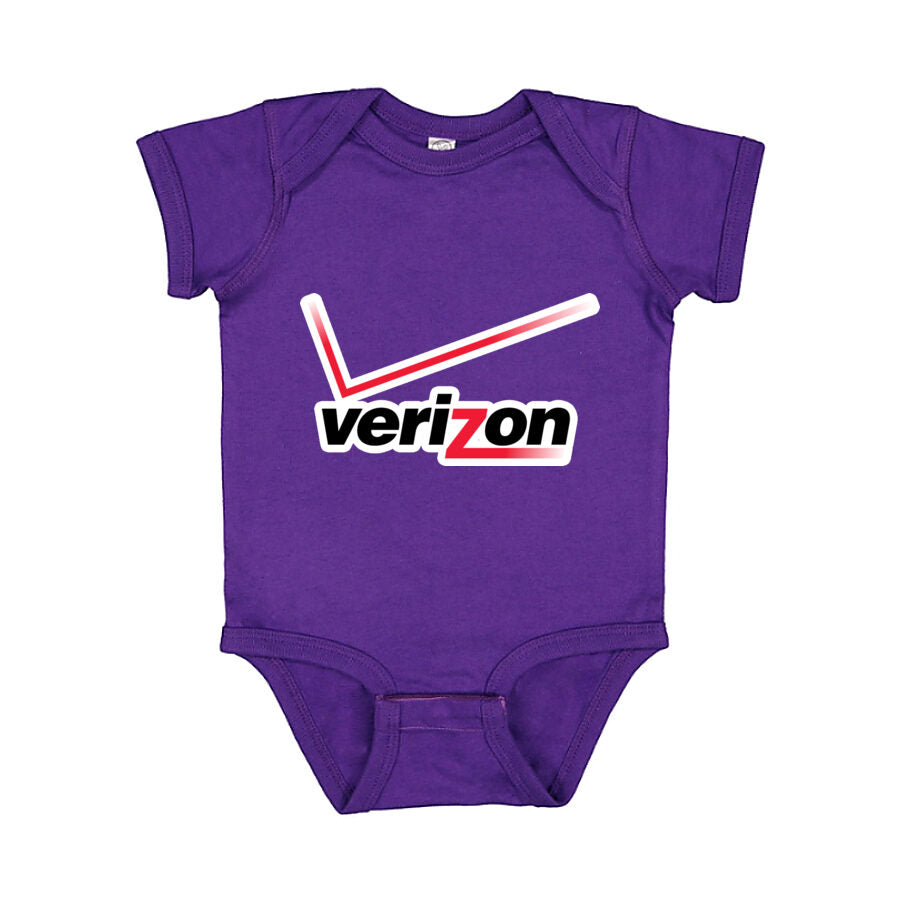 Verizon Wireless Baby Romper Onesie - Purple