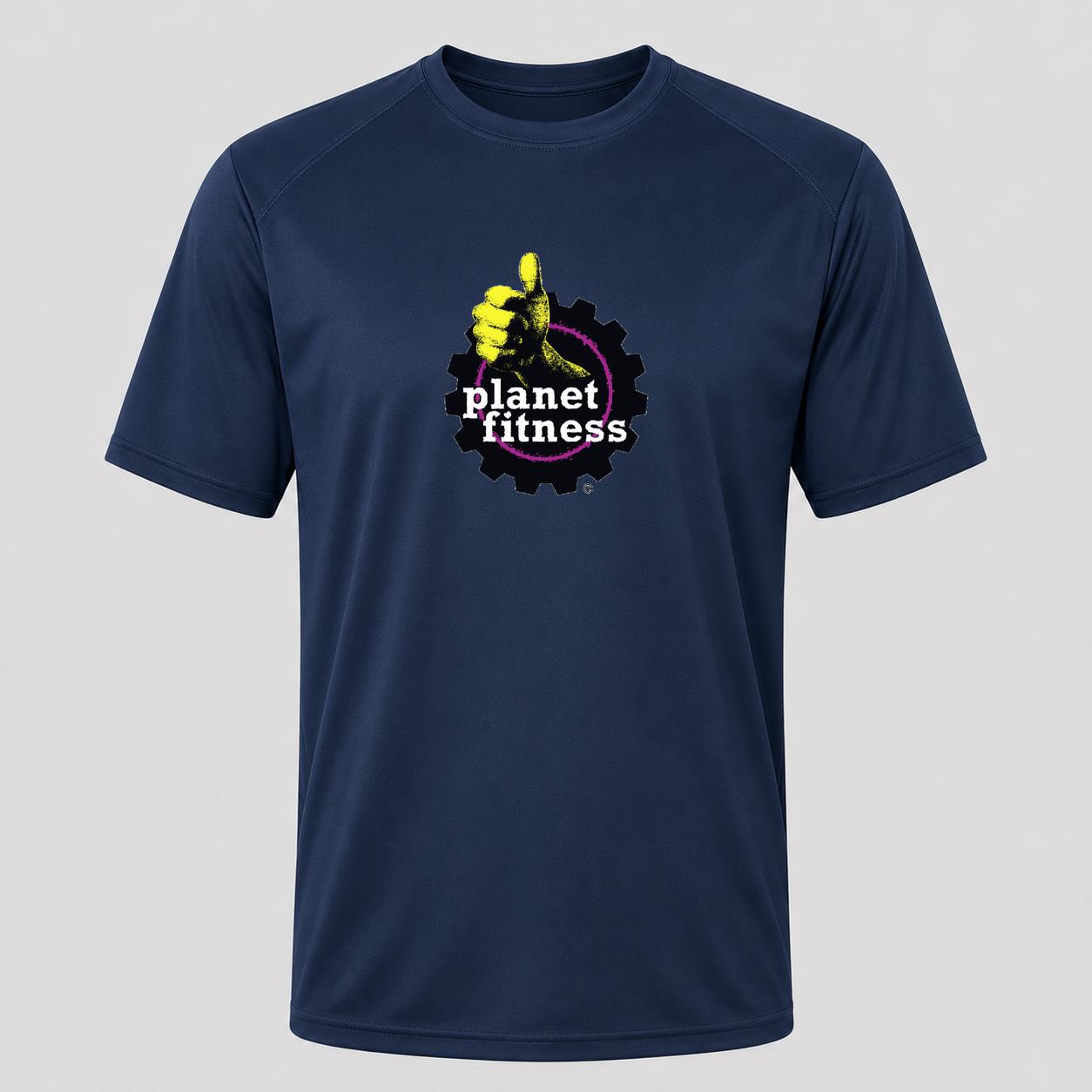 Men's Planet Fitness Performance T-Shirt - Navy