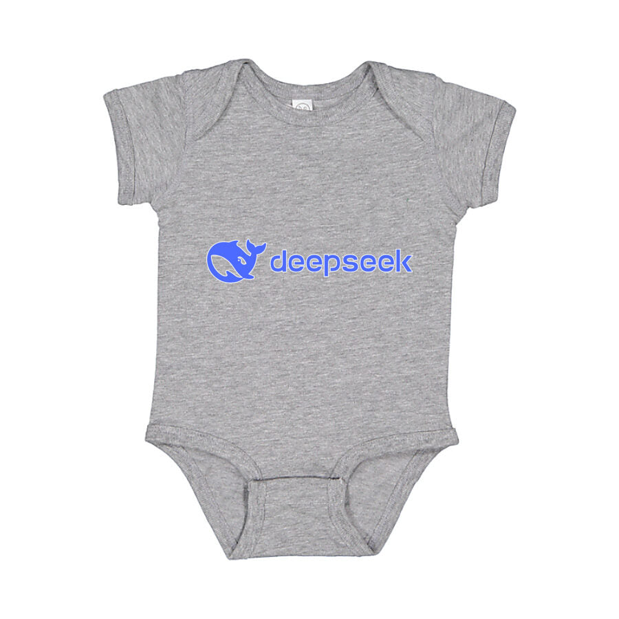 DeepSeek Baby Romper Onesie - Gray