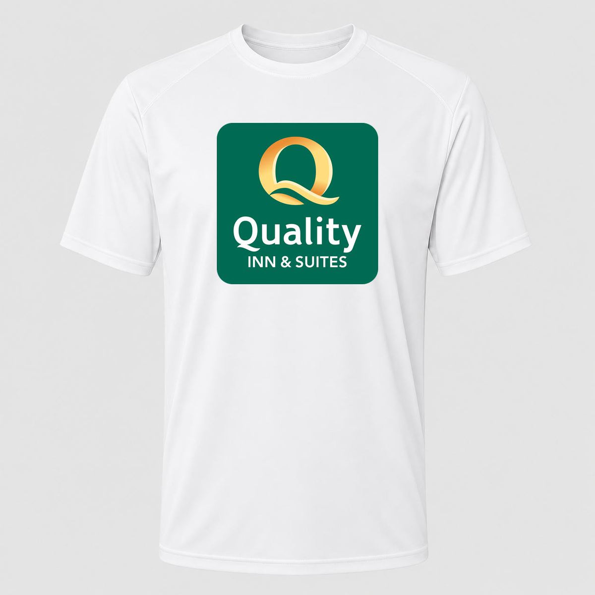 Men's Quality Inn & Suites Performance T-Shirt - White
