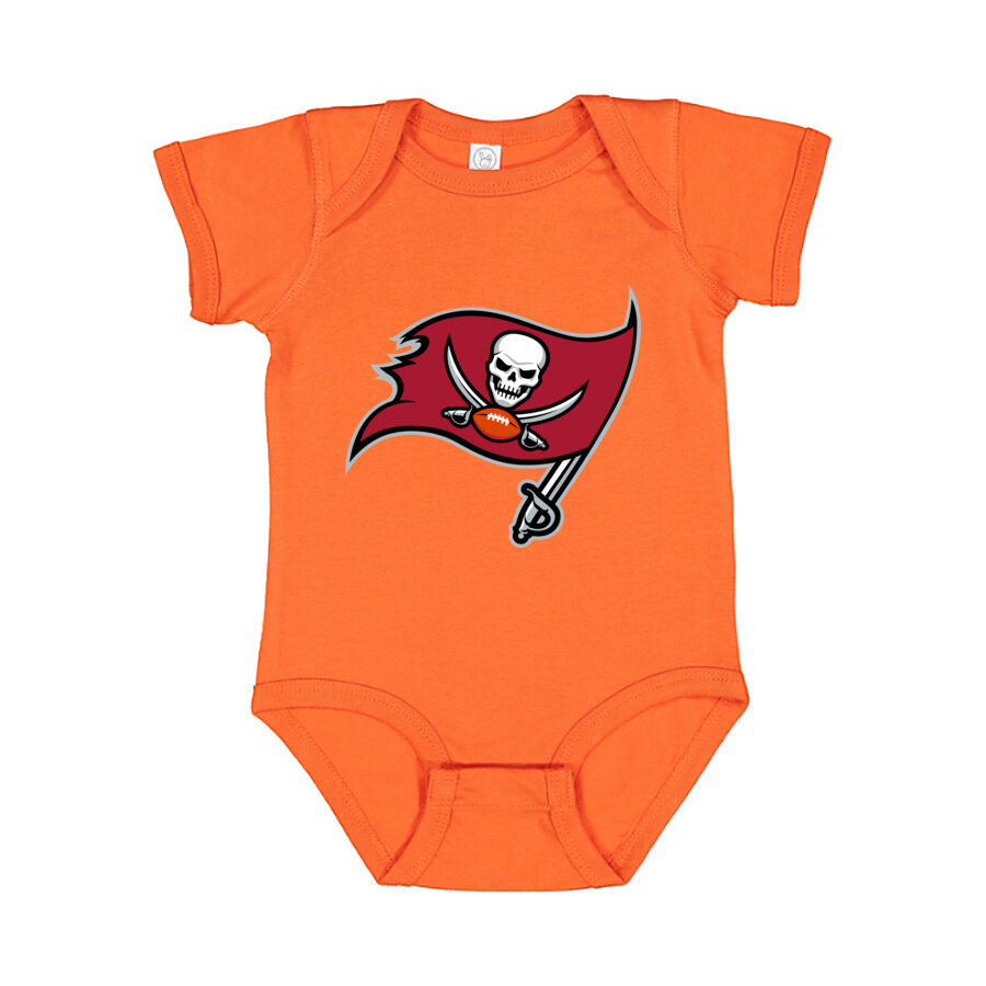 Tampa Bay Buccaneers Baby Romper Onesie - Orange