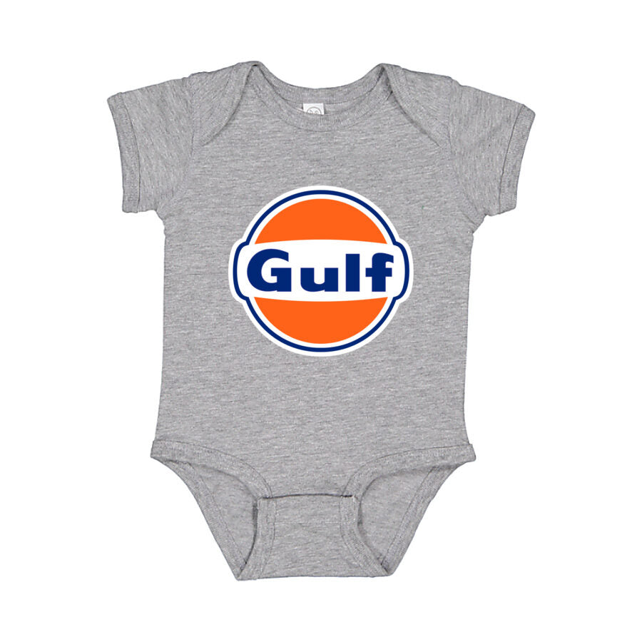 Gulf Oil Baby Romper Onesie - Gray
