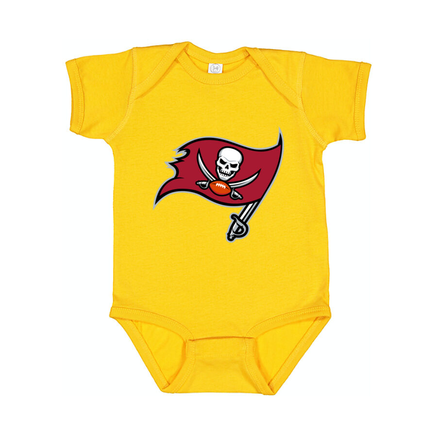 Tampa Bay Buccaneers Baby Romper Onesie - Yellow