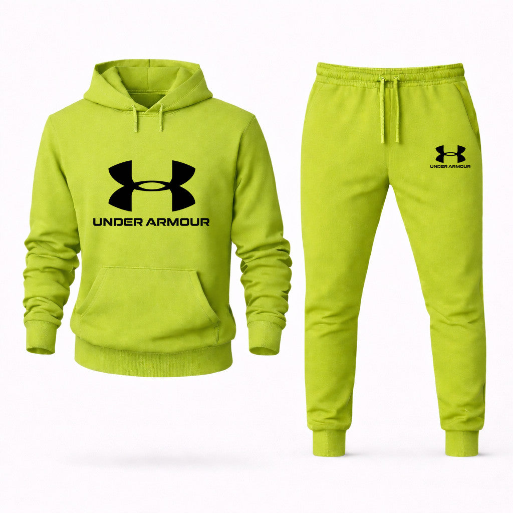 Under Armour Hoodie and Joggers Set - Lime Green