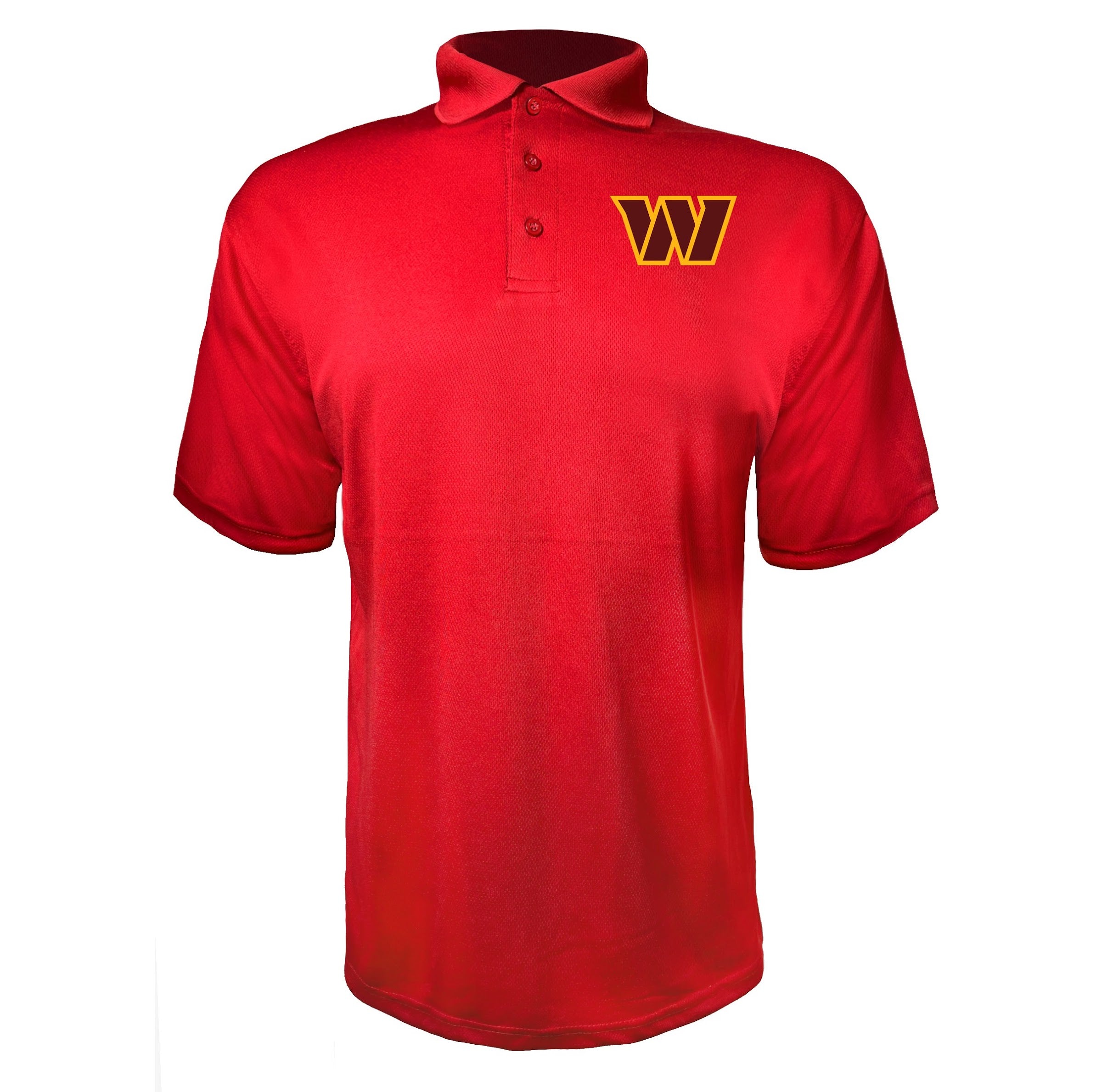 Washington Commanders Red polyester polo