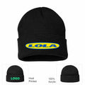 Lola Black Beanie Hat