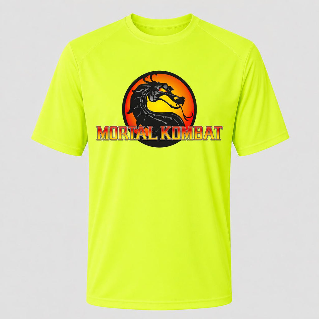 Men's Mortal Kombat Performance T-Shirt - Safety Green