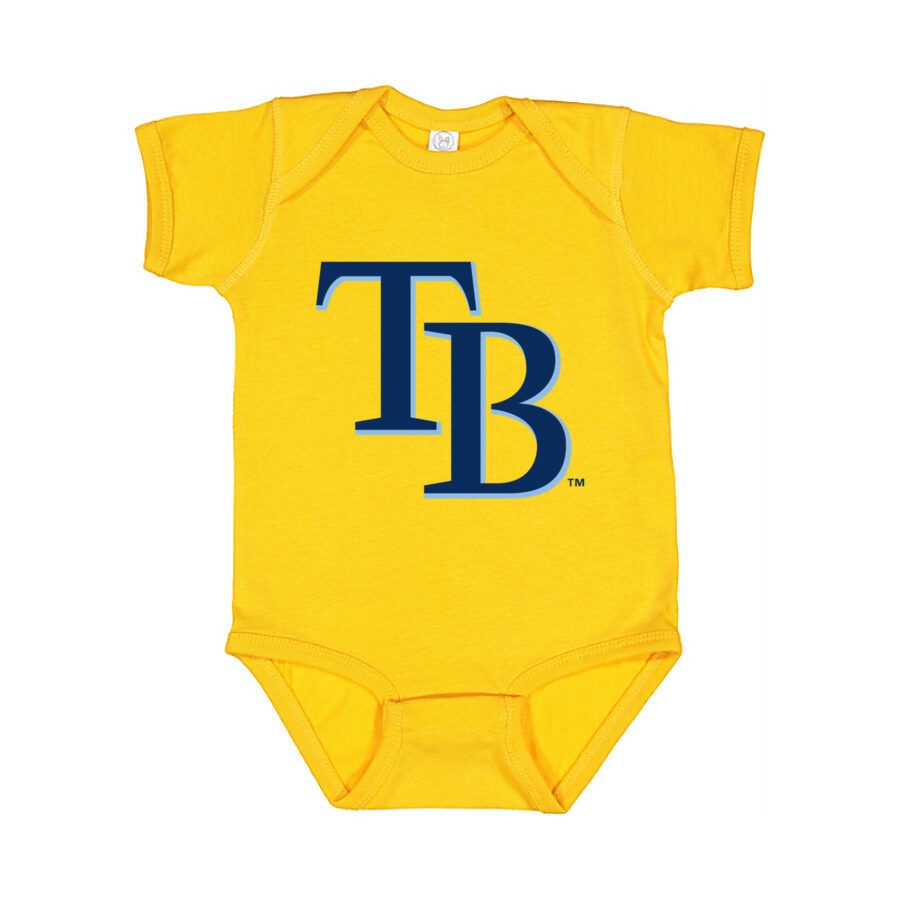 Tampa Bay Rays Baby Romper Onesie - Yellow