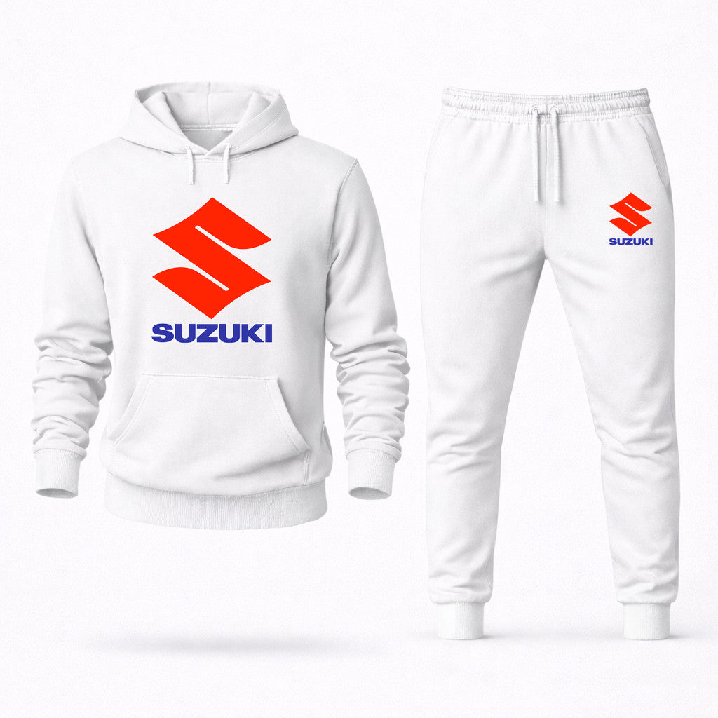 Suzuki Hoodie and Joggers Set - White