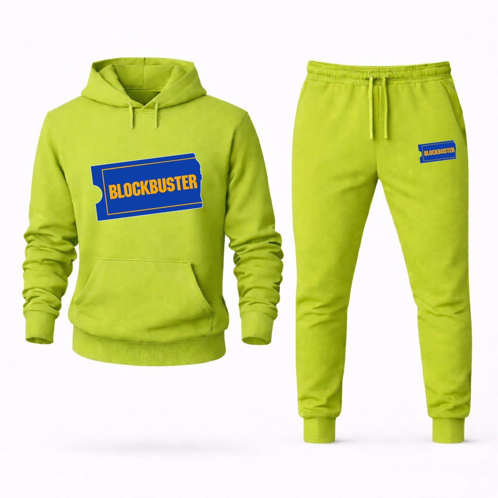 Blockbuster Hoodie and Joggers Set - Lime Green