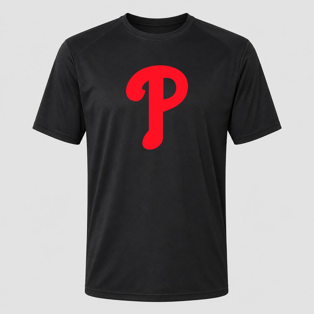 Men's Philadelphia Phillies Performance T-Shirt - Black