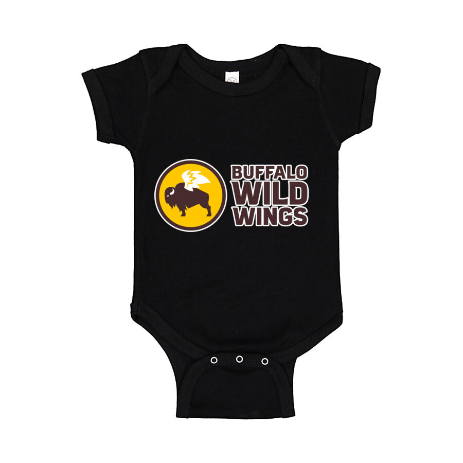 Buffalo Wild Wings Baby Romper Onesie - Black