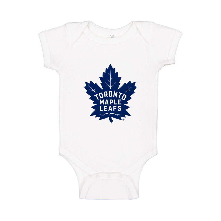 Toronto Maple Leafs Baby Romper Onesie - White