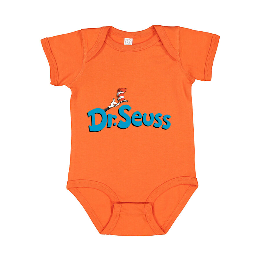 Dr. Seuss Baby Romper Onesie - Orange