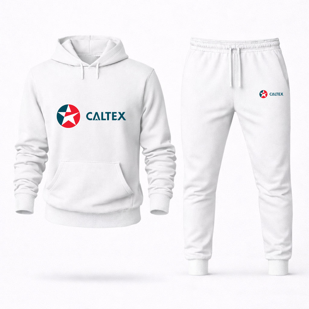 Caltex Hoodie and Joggers Set - White