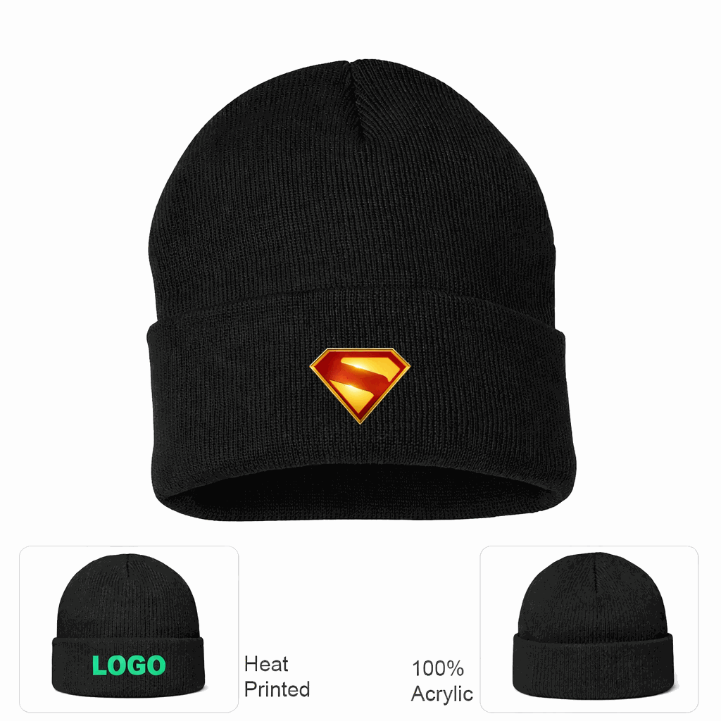 Superman 2025 Beanie Hat - Black