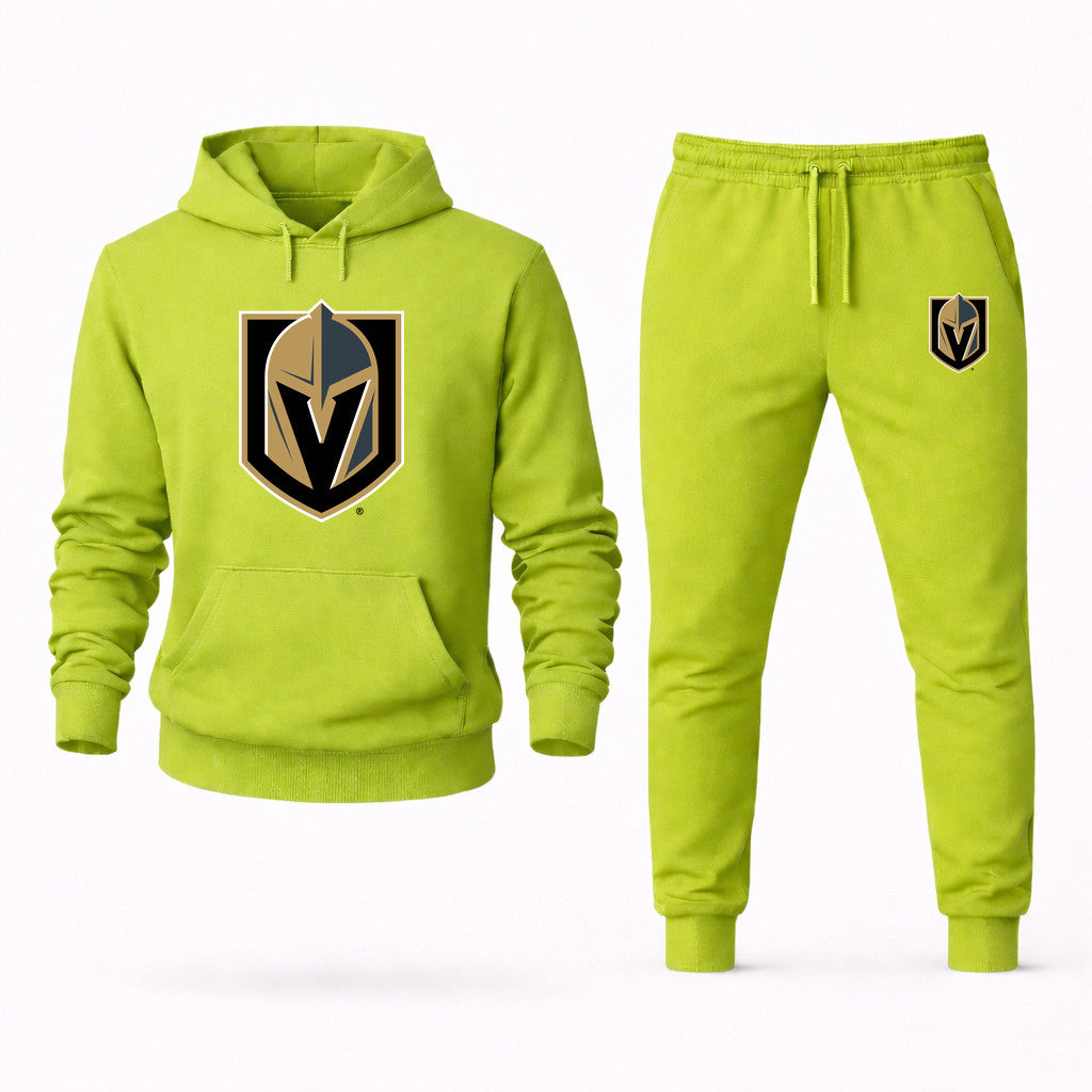 Vegas Golden Knights Hoodie and Joggers Set - Lime Green