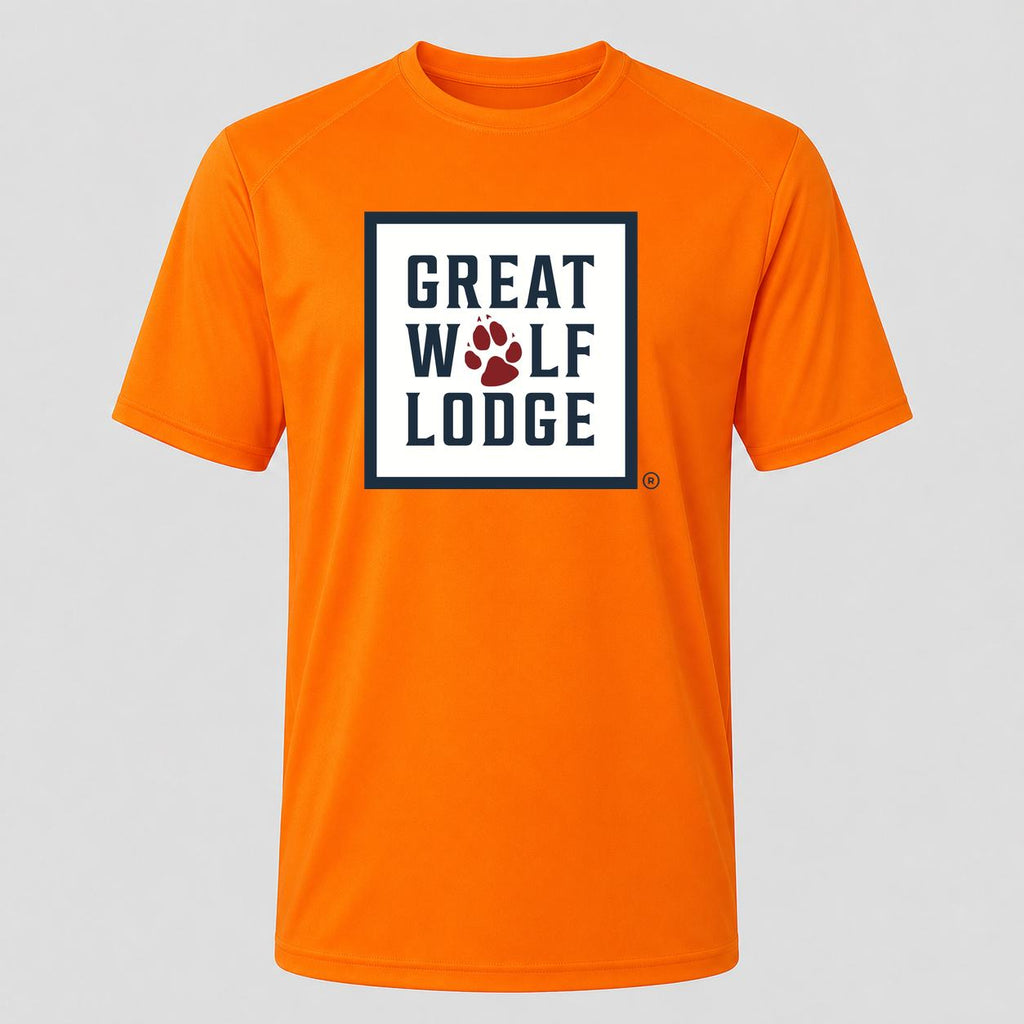 Men's Great Wolf Lodge Performance T-Shirt - Orange