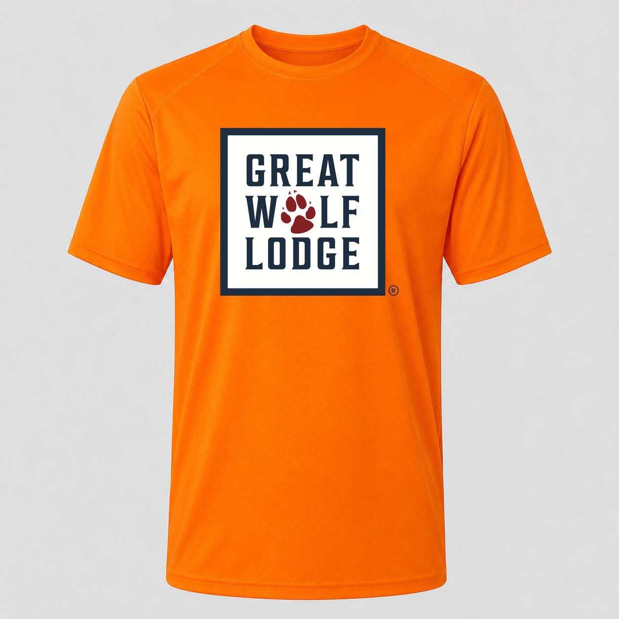 Men's Great Wolf Lodge Performance T-Shirt - Orange