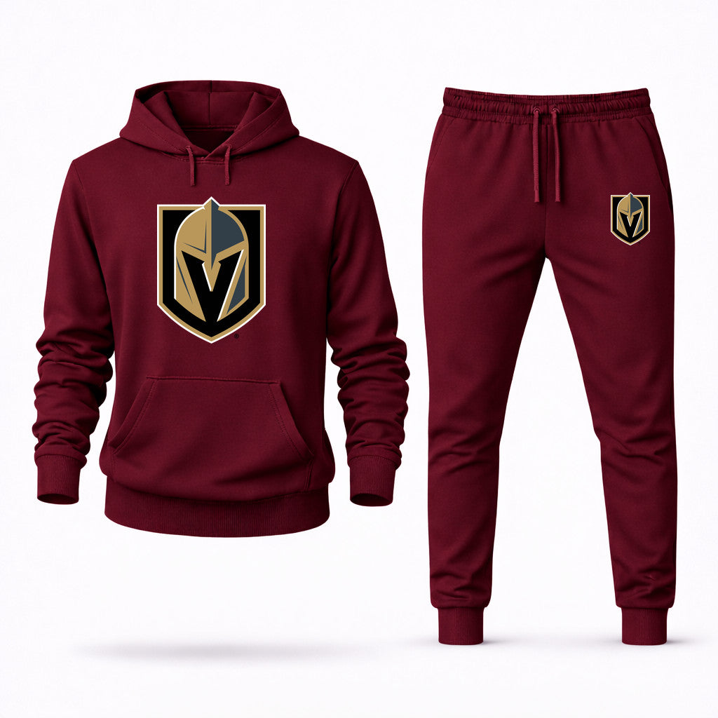 Vegas Golden Knights Hoodie and Joggers Set - Burgundy