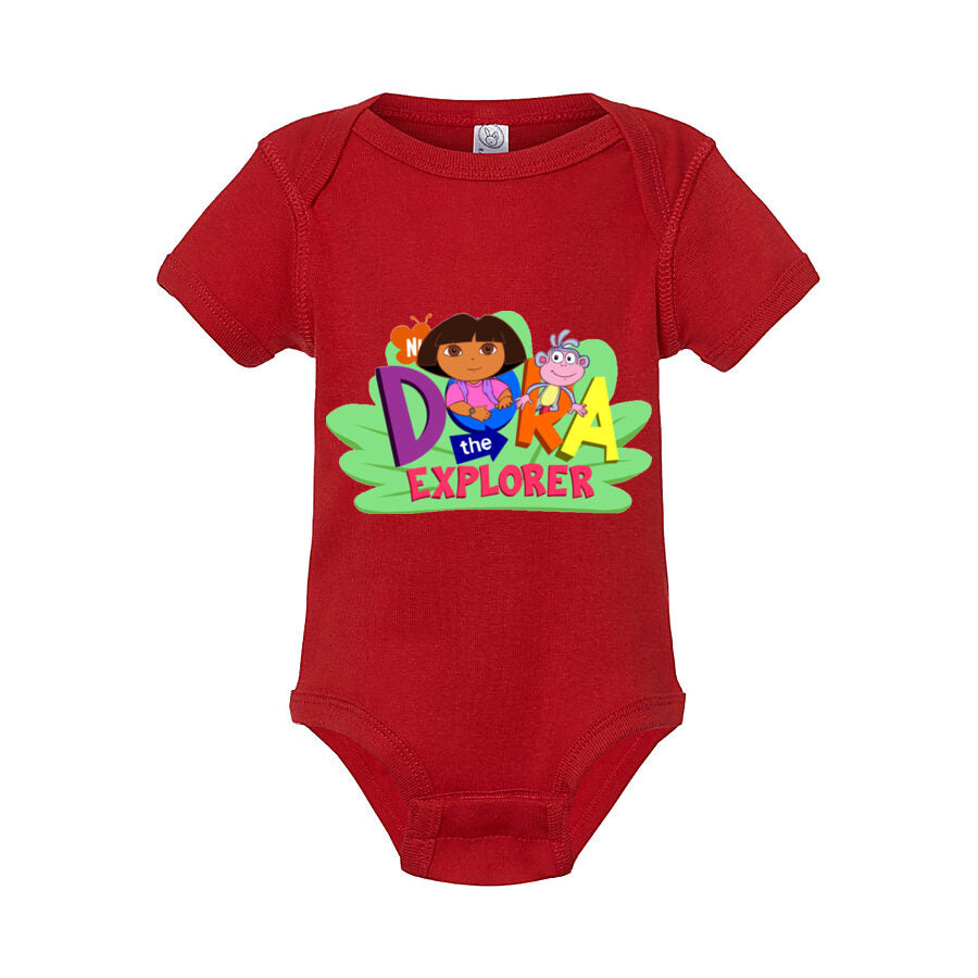Dora the Explorer Baby Romper Onesie - Red