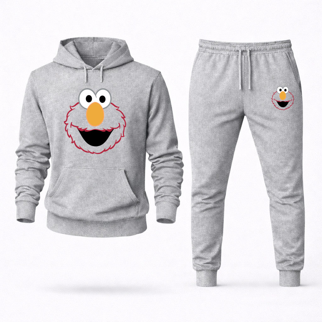 Elmo Hoodie and Joggers Set - Grey