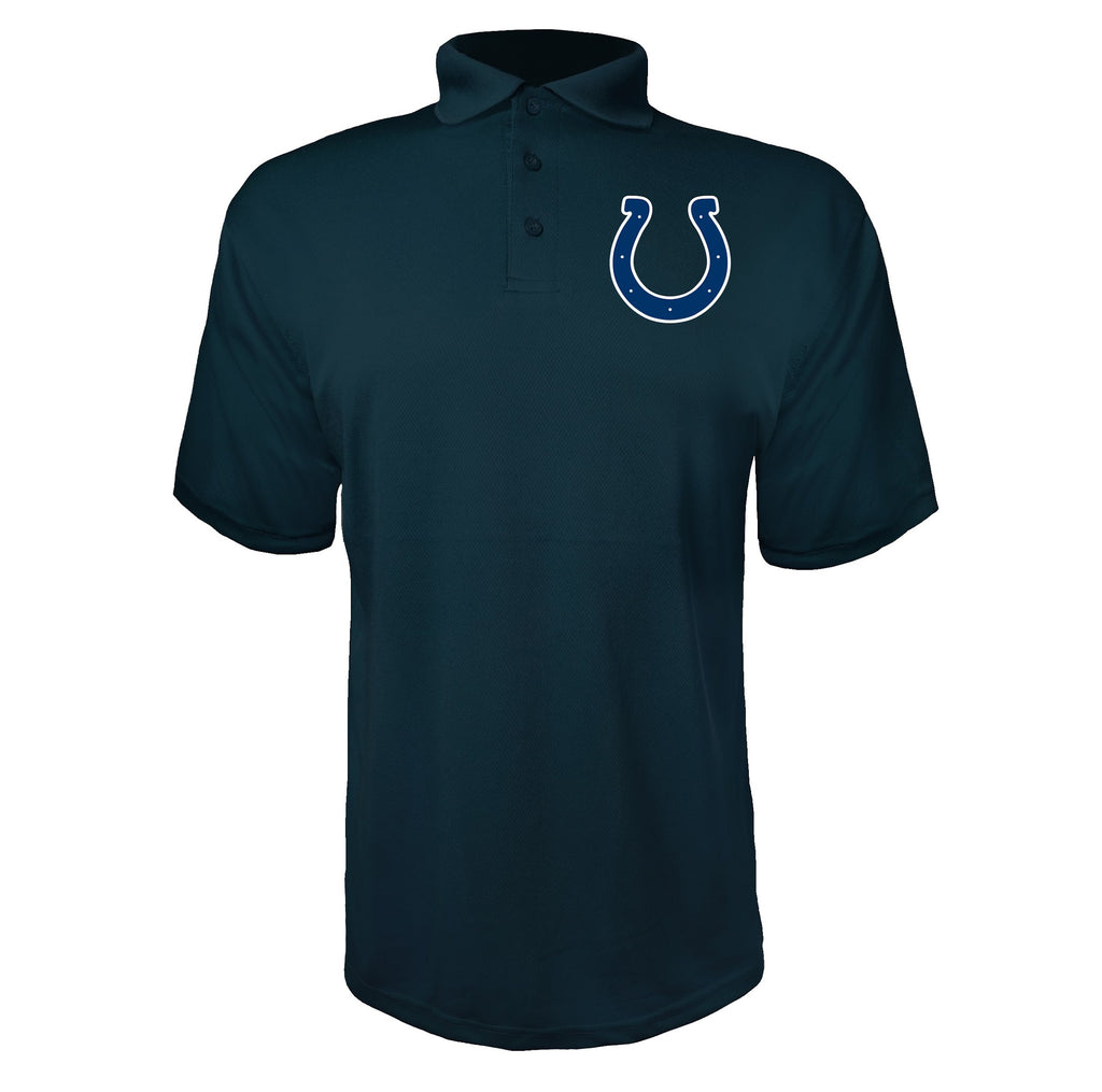 Indianapolis Colts Navy polyester polo