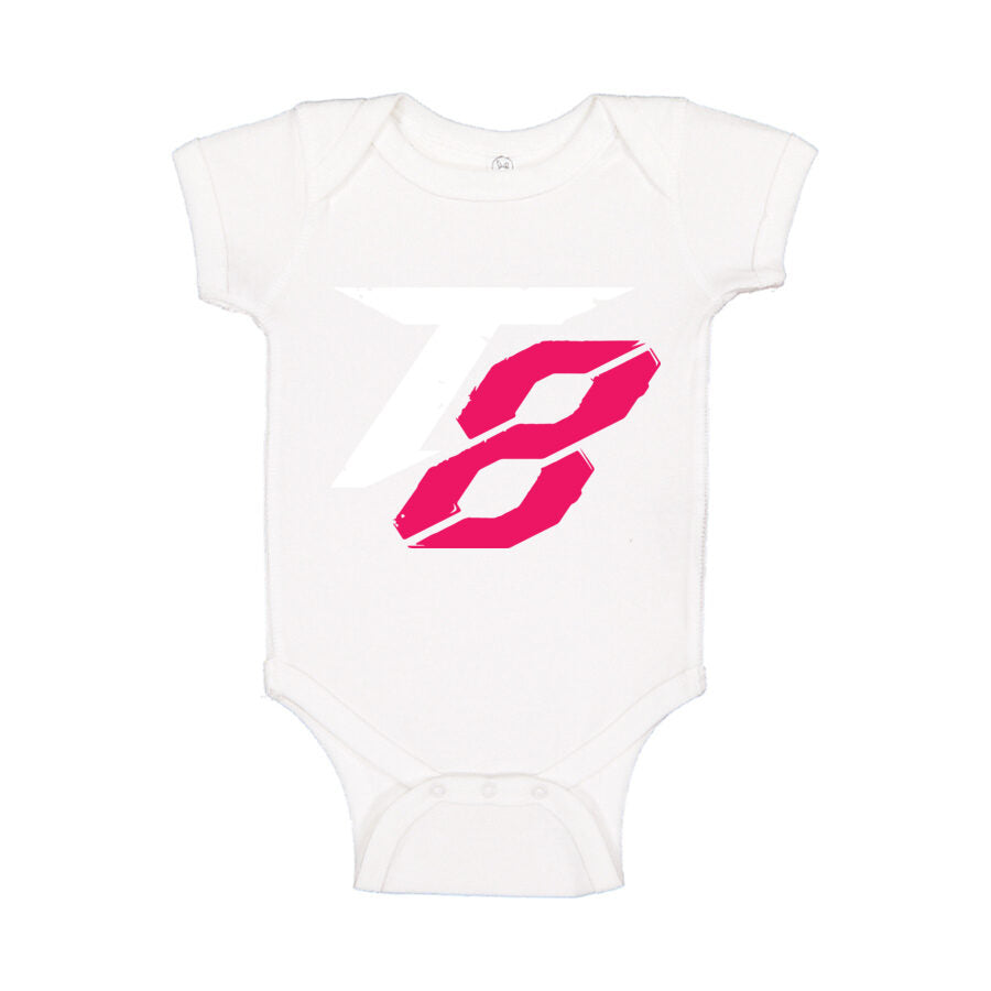 Tekken 8 White Logo Baby Romper Onesie - White