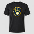 Men's Milwaukee Brewers Performance T-Shirt - Black