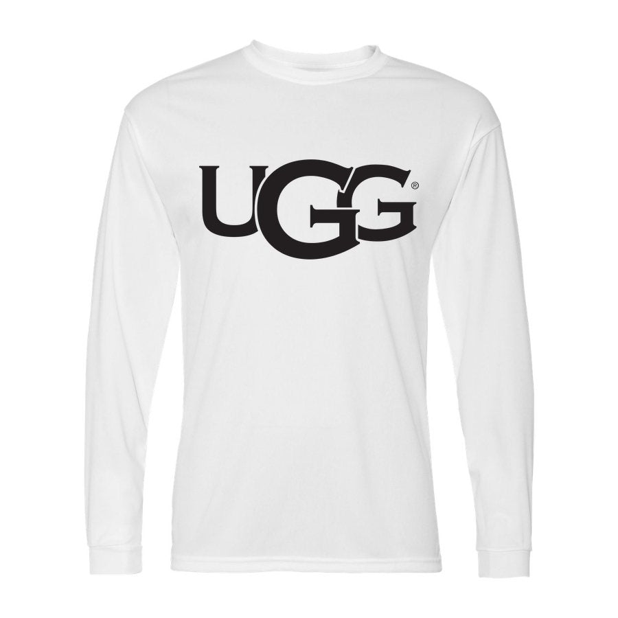 Men's UGG Polyester Long Sleeve T-Shirt - White