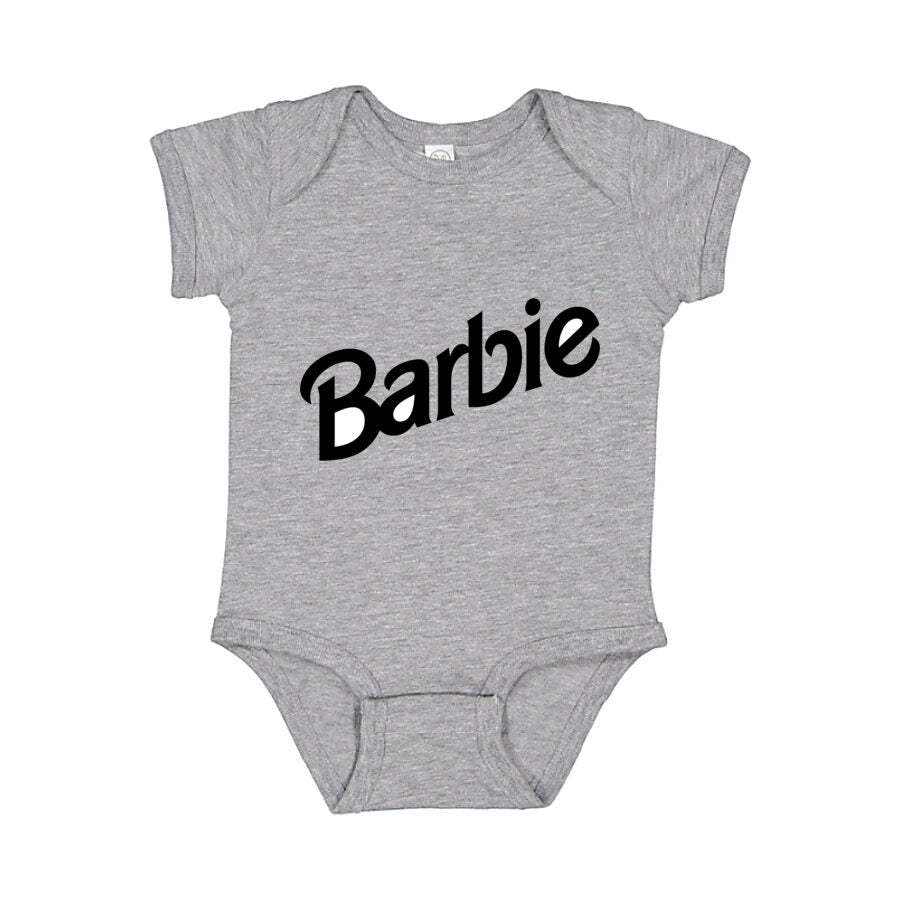 Barbie Baby Romper Onesie - Gray