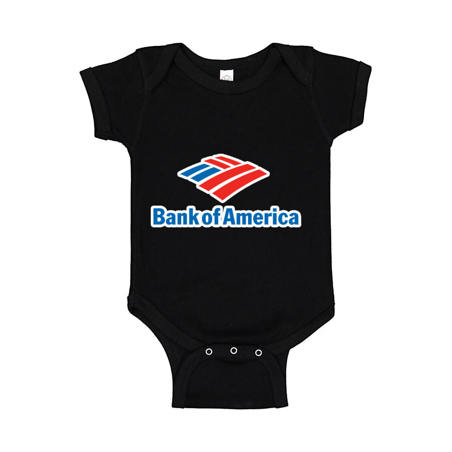 Bank of America Baby Romper Onesie - Black