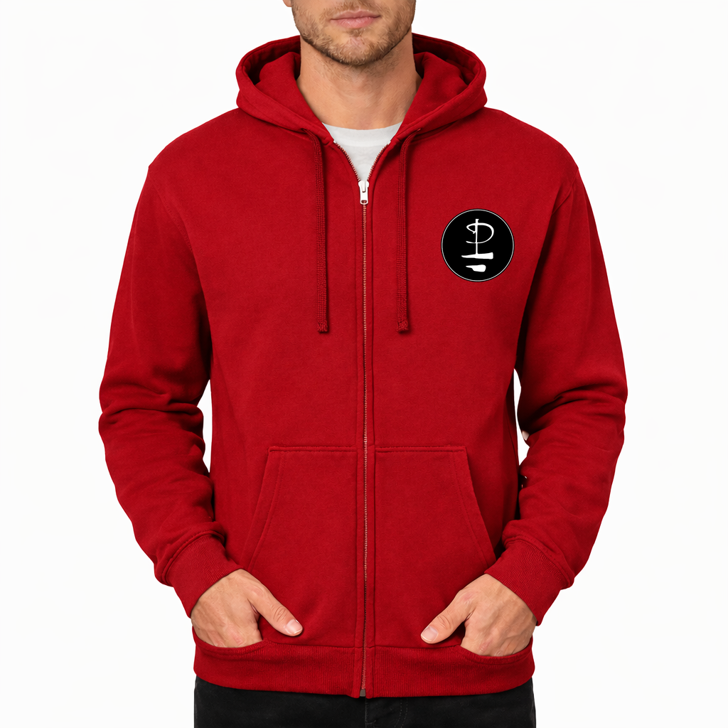 Pink Floyd Zipper Hoodie - Red