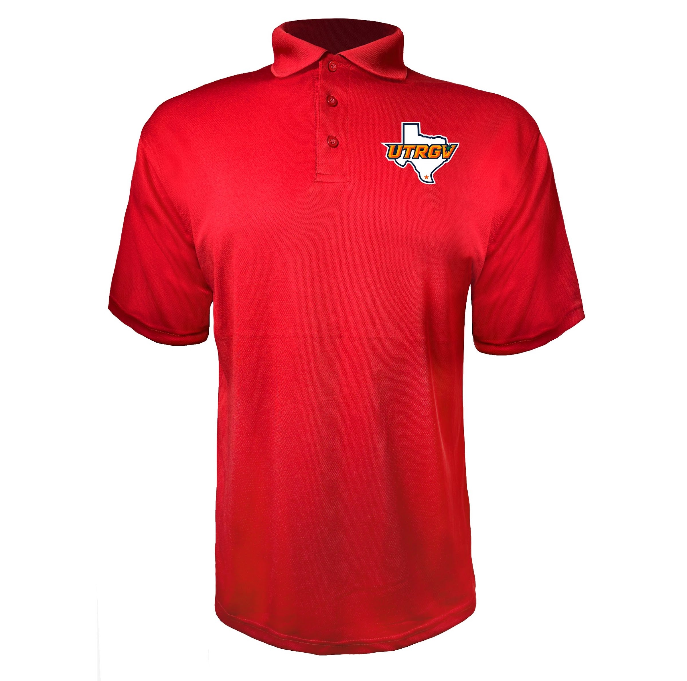 UTRGV Vaqueros Red polyester polo
