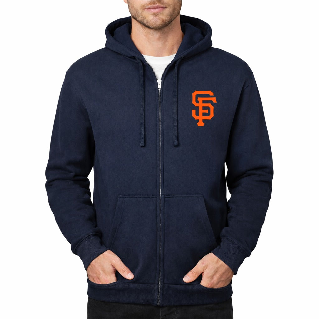 Men's San Francisco Giants Zipper Hoodie - Navy