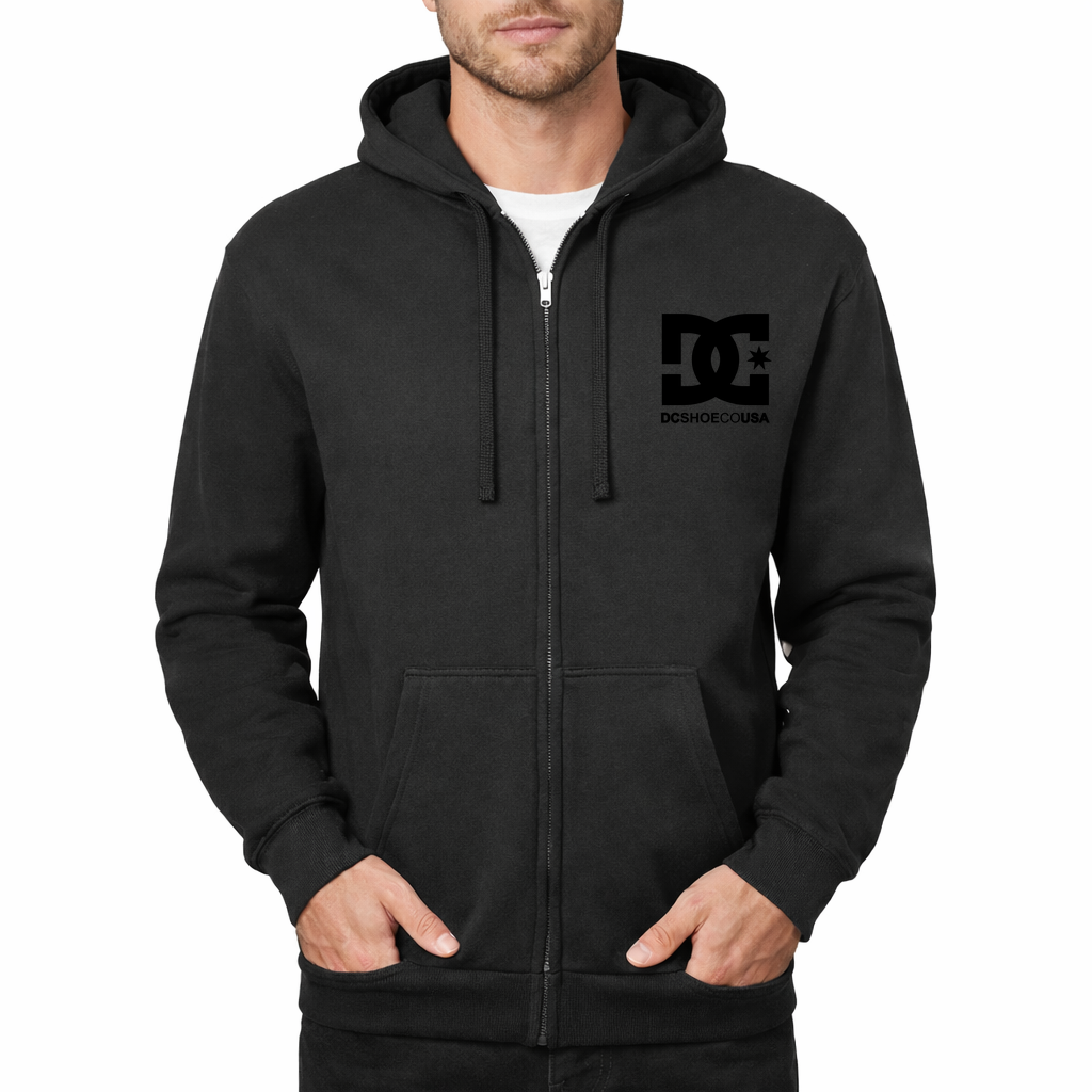 DC Zipper Hoodie - Black
