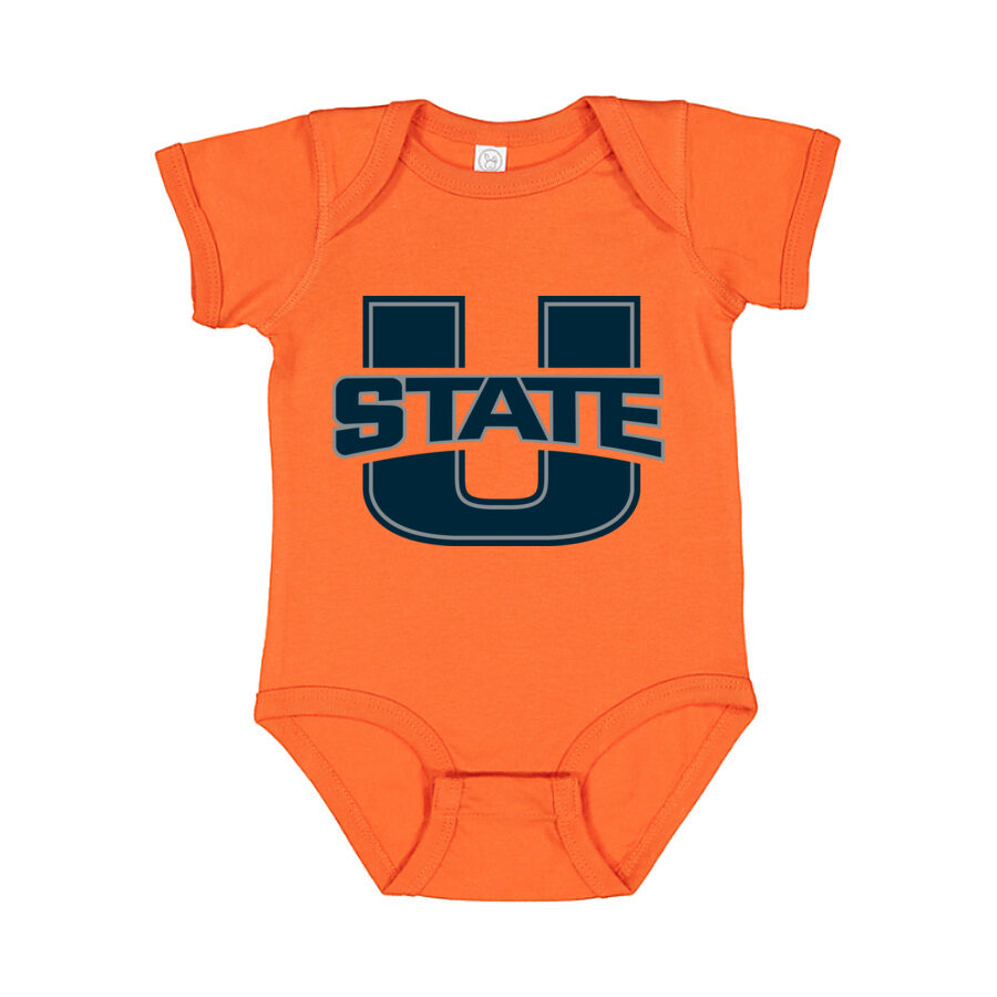 Utah State Aggies Baby Romper Onesie - Orange