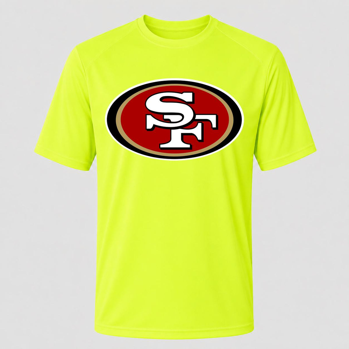 Men's San Francisco 49ers Performance T-Shirt - Safety Green